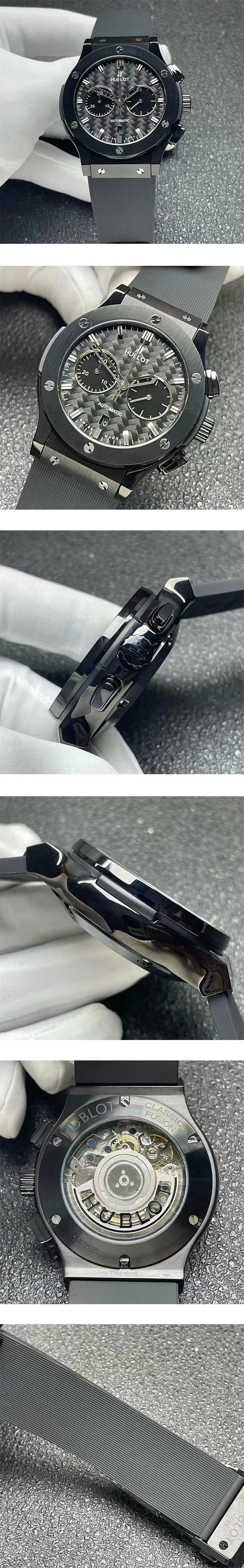 (HB製 ブラックセラミック) ウブロコピー時計 クラシックフュージョン 521.CM.1771.RX